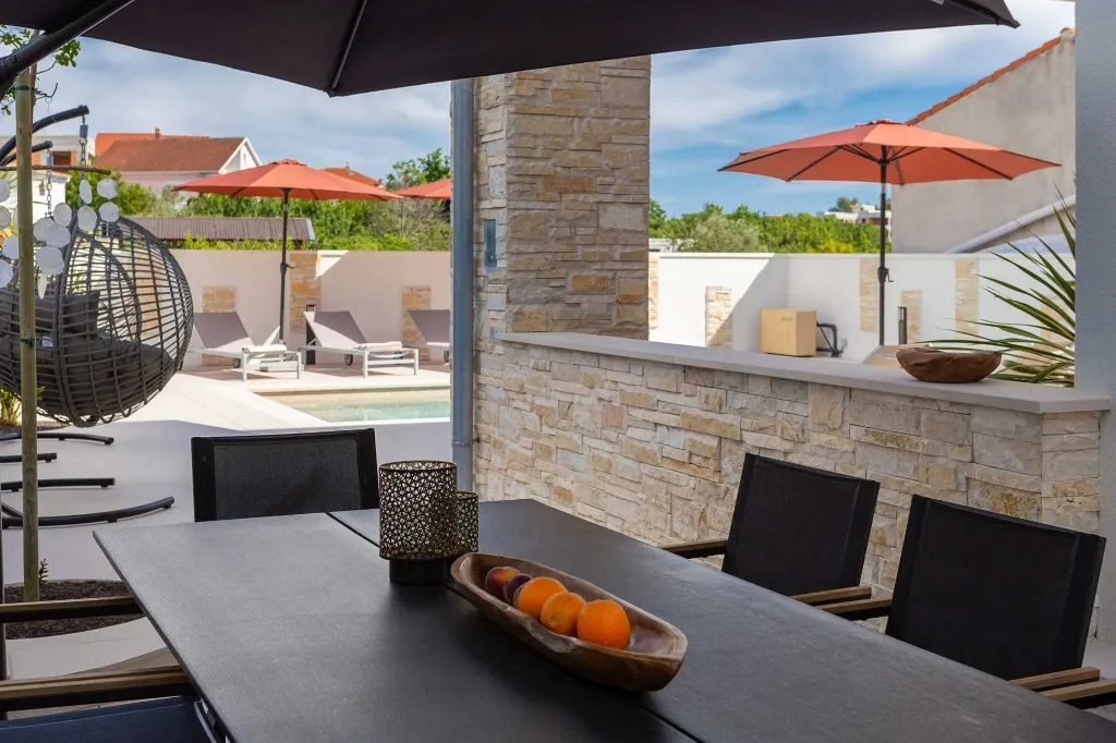 Beachfront Villa with Pool in Petrčane