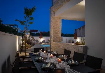 Beachfront Villa with Pool in Petrčane