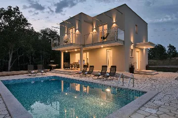 Private Pool House for 6 Guests in Labin, Croatia