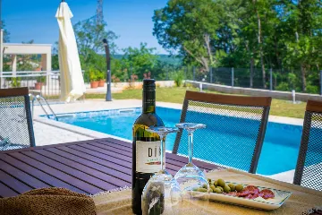 Private Pool House for 6 Guests in Labin, Croatia