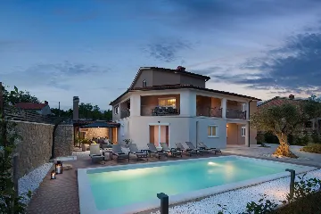 Private Pool House in Labin for Up to 12 Guests