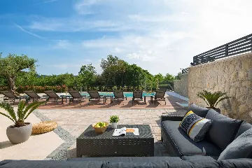 Private Pool House in Labin for Up to 12 Guests