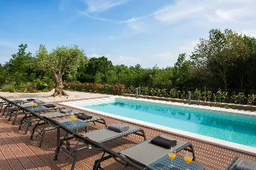 Private Pool House in Labin for Up to 12 Guests