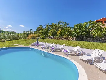 House in Žminj with Private Pool and Valley View