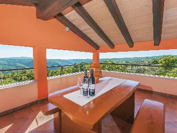 House in Žminj with Private Pool and Valley View