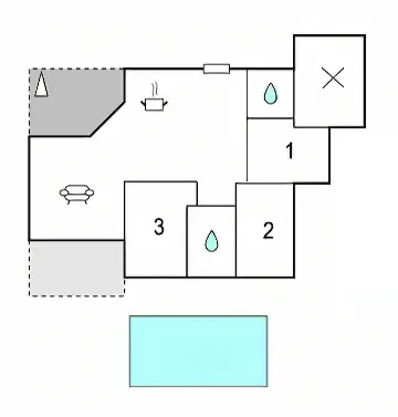 Fenced Pool House in Labin for 6 Guests