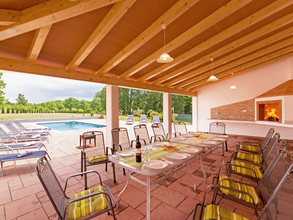 Pazin House with Fenced Saltwater Pool