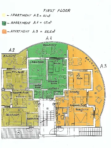 1-Bedroom Apartment for 4 in Ližnjan