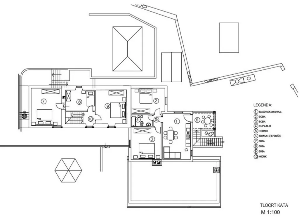 House in Šumber for 16 Guests with Pool
