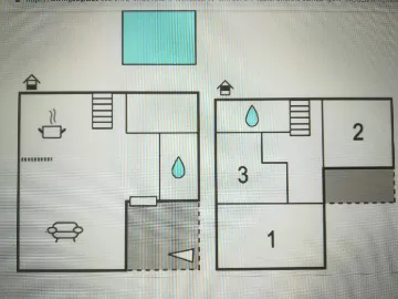 3-Bedroom House with Private Pool in Nedešćina