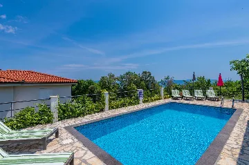 Private Pool House in Labin for Up to 8