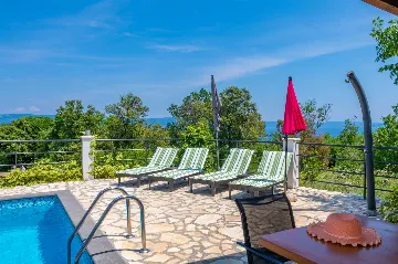 Private Pool House in Labin for Up to 8