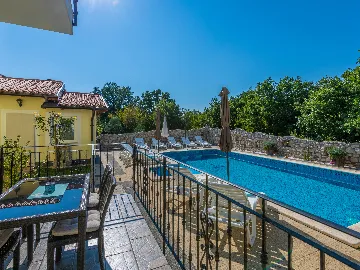 House in Labin for 13 Guests with Large Pool