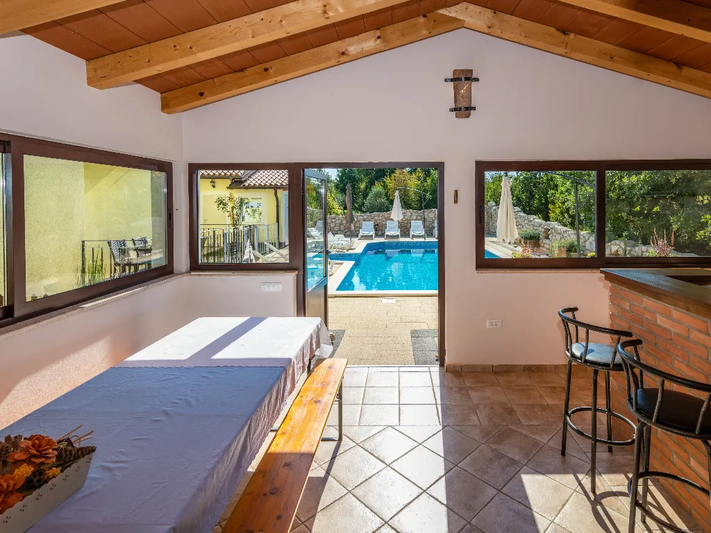 House in Labin for 13 Guests with Large Pool
