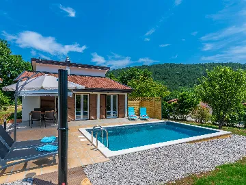 House with Private Pool for 6 in Labin, Croatia