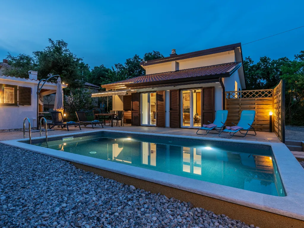 House with Private Pool for 6 in Labin, Croatia