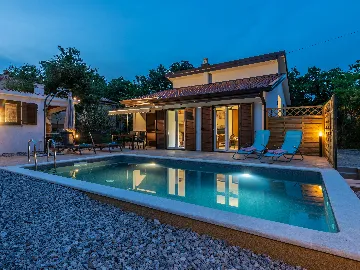 House with Private Pool for 6 in Labin, Croatia