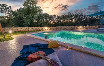 Brgod House for Up to 8 Guests with Pool