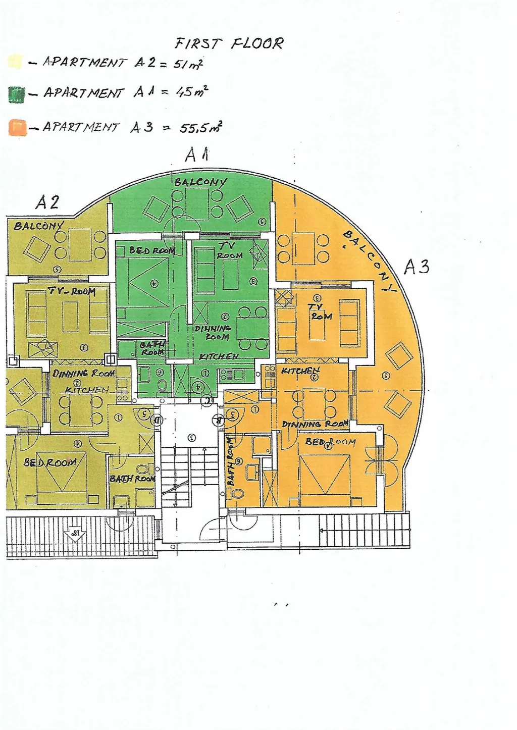 Sea-View Air-Conditioned Apartment in Ližnjan for 4