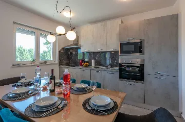 Apartment for 9 in Labin with Pool & Garden