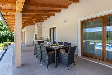 Villa with Private Pool in Krsan for 8 Guests