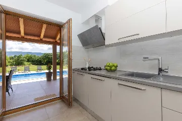 Villa with Private Pool in Krsan for 8 Guests
