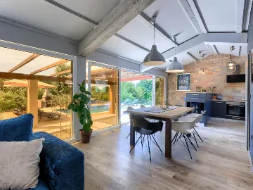 2-Bedroom Villa with Private Garden in Labin