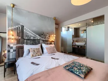 2-Bedroom Villa with Private Garden in Labin