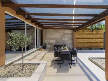 2-Bedroom Villa with Private Garden in Labin