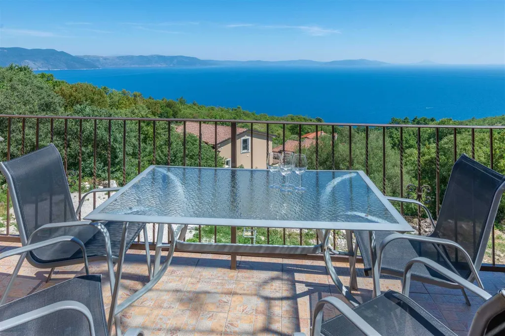 House with Pool and Sea View in Labin