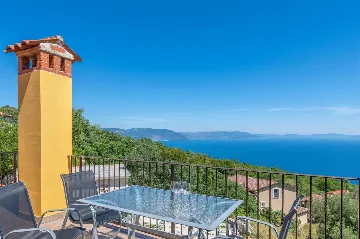 House with Pool and Sea View in Labin