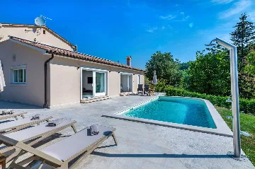 House with Pool and Rooftop Terrace in Pazin