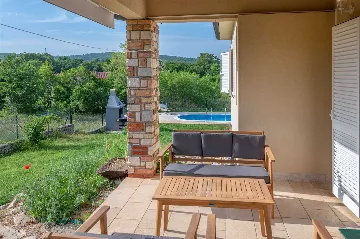 Villa in Labin with Fenced Garden Pool for 8