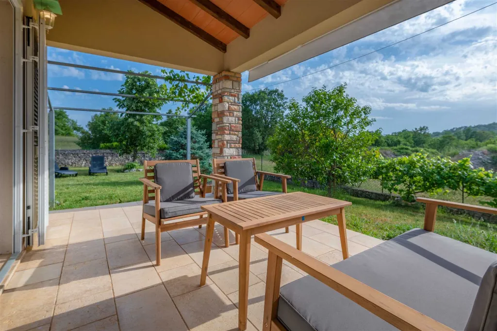 Villa in Labin with Fenced Garden Pool for 8