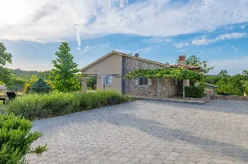 Villa in Labin with Fenced Garden Pool for 8