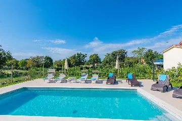 Private Pool Villa in Nedešćina for up to 8