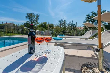 Private Pool Villa in Nedešćina for up to 8