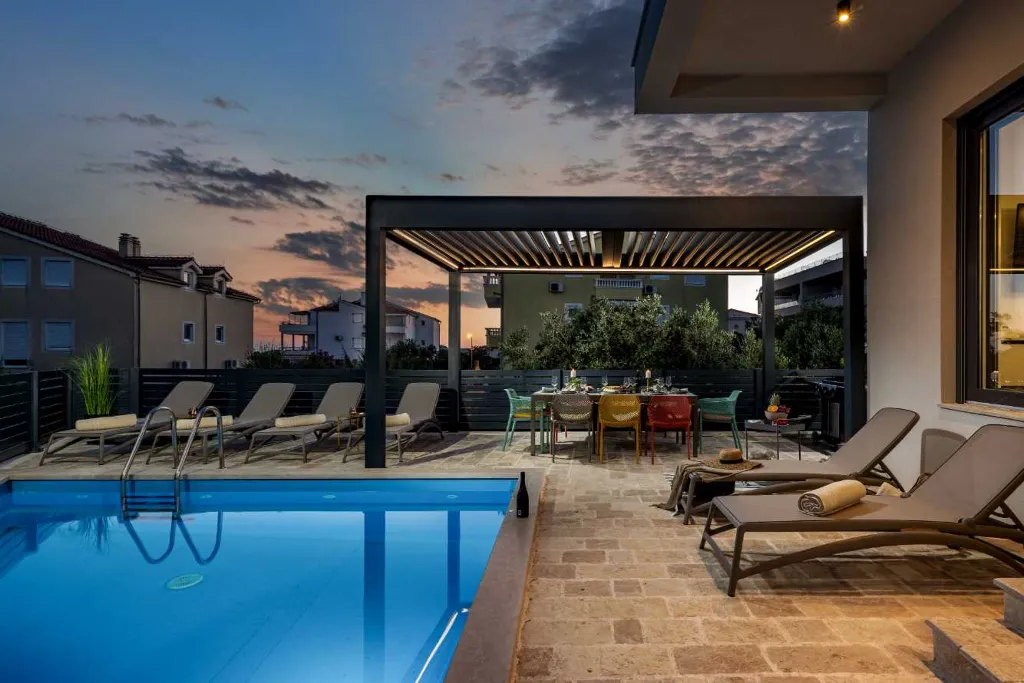 Air-Conditioned Villa in Vodice for Up to 10 Guests