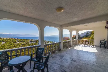 Villa with Sea View and Private Pool in Novi Vinodolski