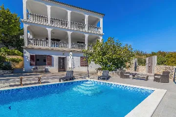 Villa with Sea View and Private Pool in Novi Vinodolski