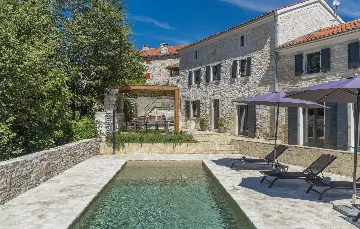 4-Bedroom Villa with Pool in Bičići, Croatia