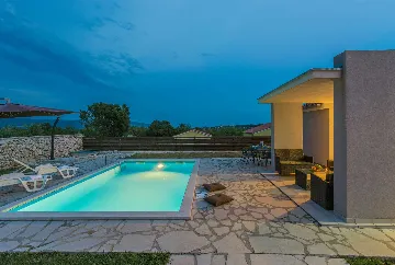 Rakalj Villa for 6 Guests with Private Heated Pool
