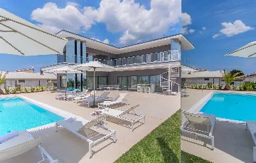 Kaštelir Villa for Up to 10 Guests