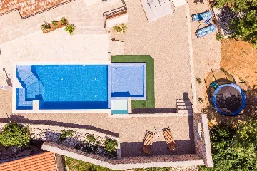 Modern Villa with Private Heated Pools in Dobrinj