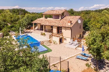 Modern Villa with Private Heated Pools in Dobrinj