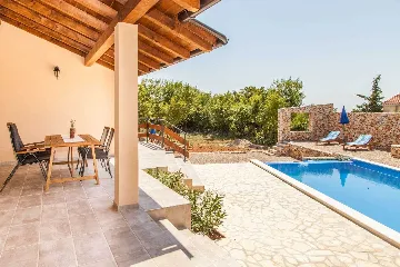 Modern Villa with Private Heated Pools in Dobrinj