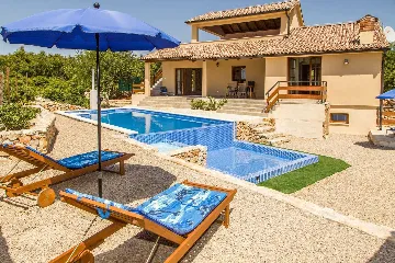 Modern Villa with Private Heated Pools in Dobrinj