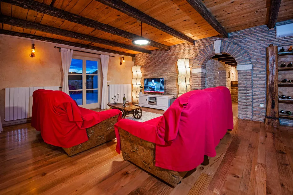Rustic Stone Villa in Krmed for Up to 10 Guests