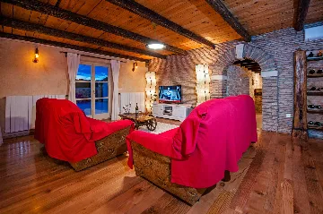 Rustic Stone Villa in Krmed for Up to 10 Guests