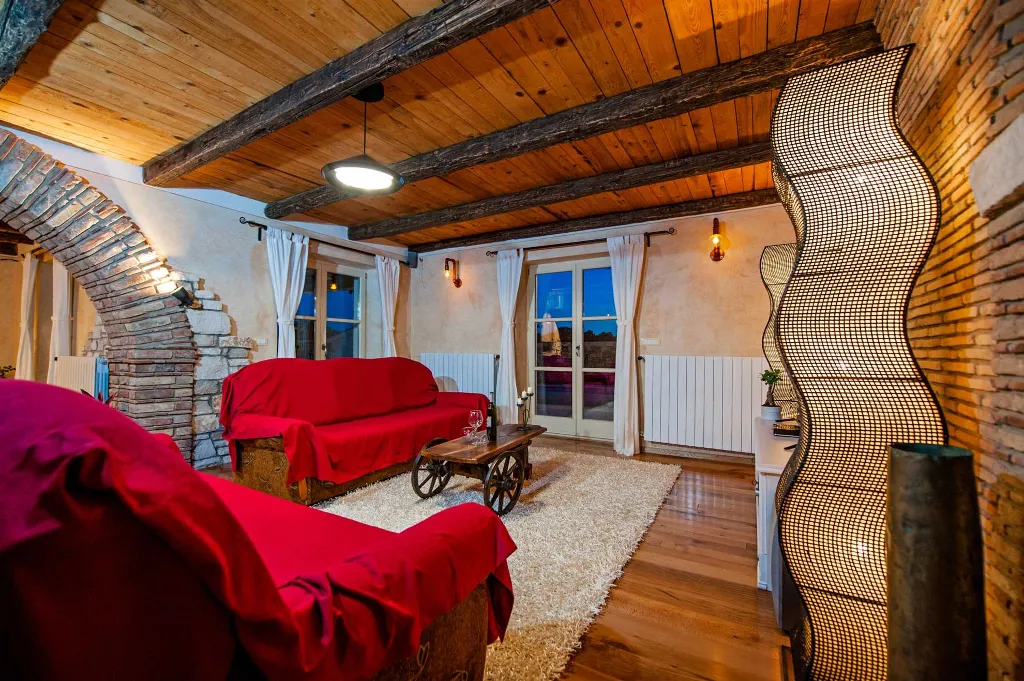 Rustic Stone Villa in Krmed for Up to 10 Guests